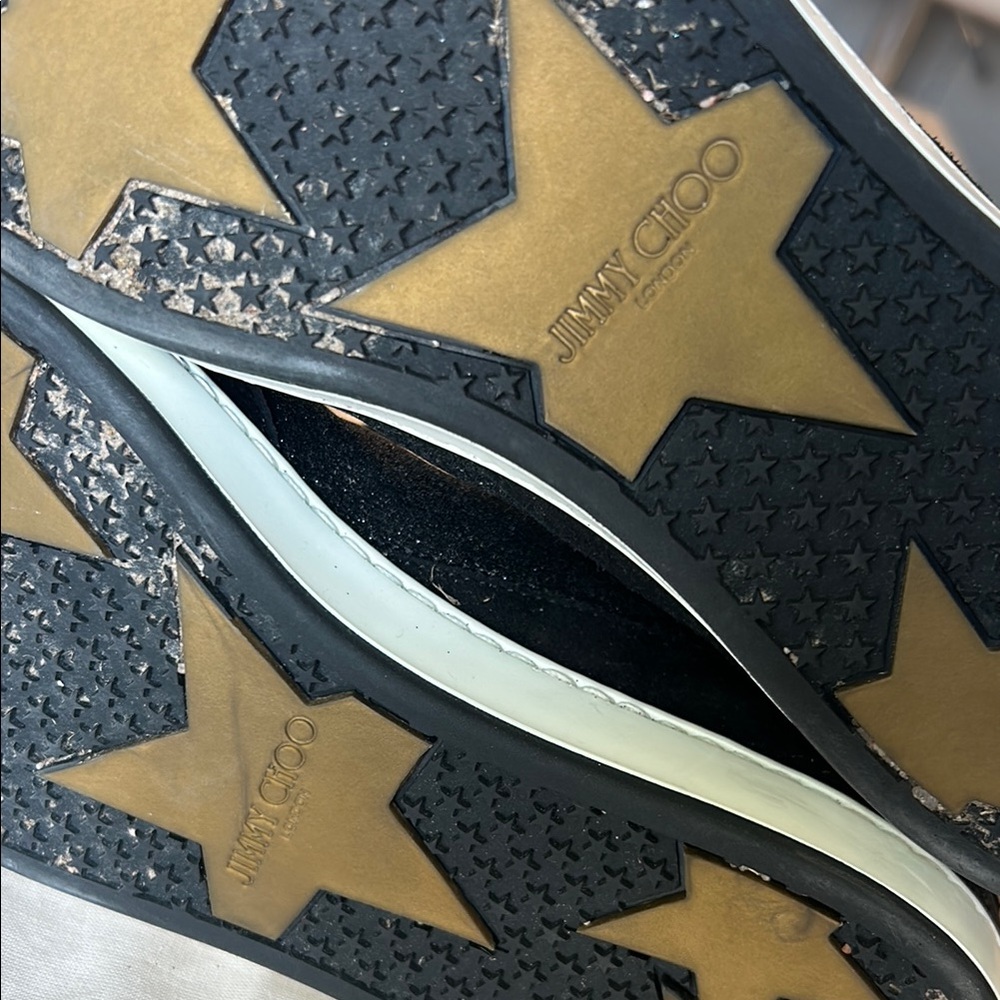 Jimmy Choo Black Luxe Sneakers - Picture 4 of 4